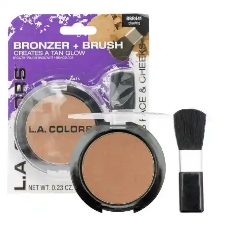 Bronzer Y Brocha La Colors