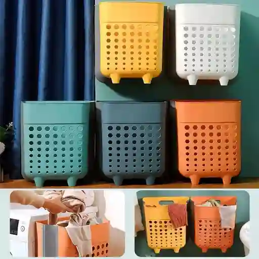Canasta De Basura Plegable Fexible Premium