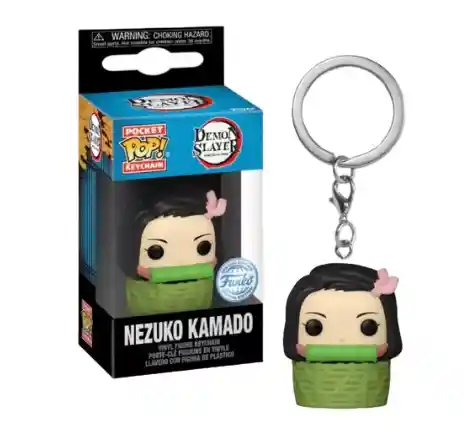 Llavero Funko Pop: Demon Slayer Nezuko Kamado En Canasta