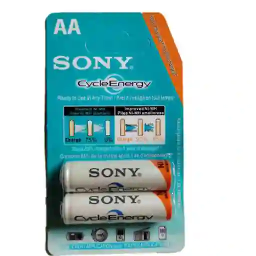 Bateria Recargable Aa Marca Sony
