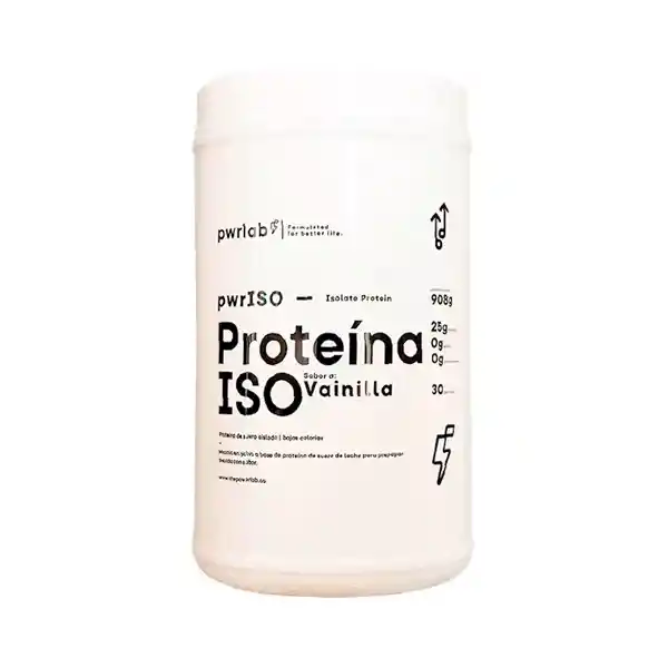 Pwr Iso Proteina Polvo Vainilla Pote 908 G