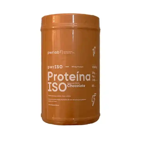 Pwr Iso Proteina Polvo Chocolate Pote 1060 Gr