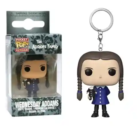 Llavero Funko Pop: Familia Addams Merlina Addams