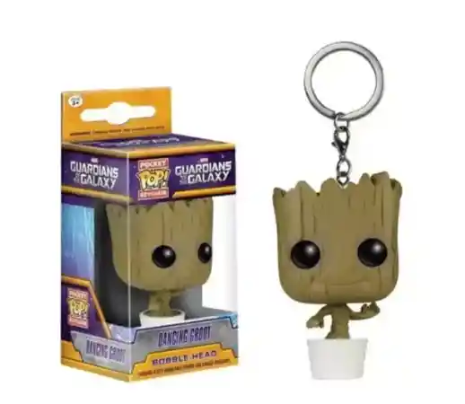 Llavero Funko Pop: Guardianes De La Galaxia Groot Bailando