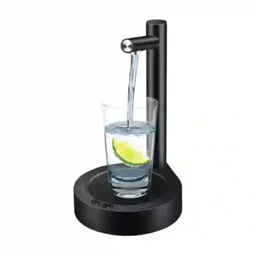 Dispensador De Agua Eléctrico Portátil Y Automático Color Negro