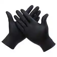 Guantes De Nitrilo Negro Par Talla M