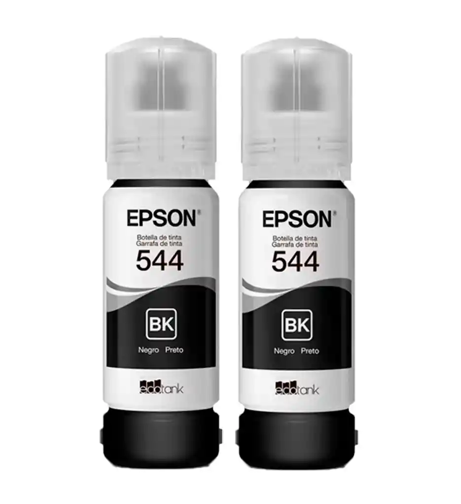 Tintas Epson 544 Negro Para Impresora L3110 L3115 L3150 Kit X2