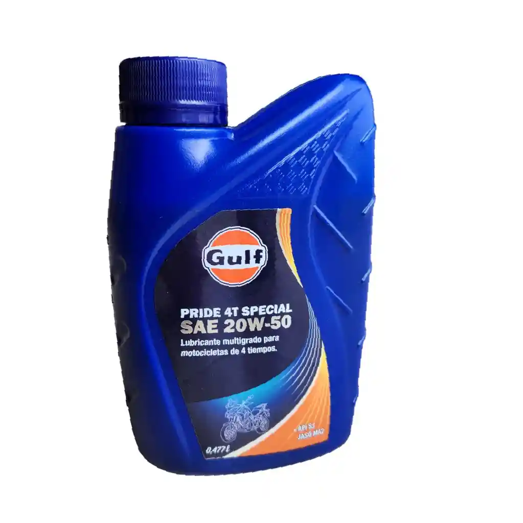 Aceite Para Moto Gulf Pride 4t Special Sae 20w50 /api Sj/jaso Ma2