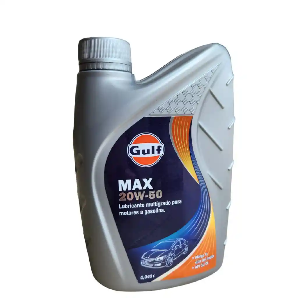 Aceite Para Motor Gulf Max Sae 20w-50 Api Sl/cf