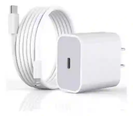 Cargador 25w+cable 1m Tipo C Compatible Iphone 12 Pro / Max
