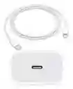 Cargador 25w+cable 1m Tipo C Compatible Iphone 12 Pro / Max