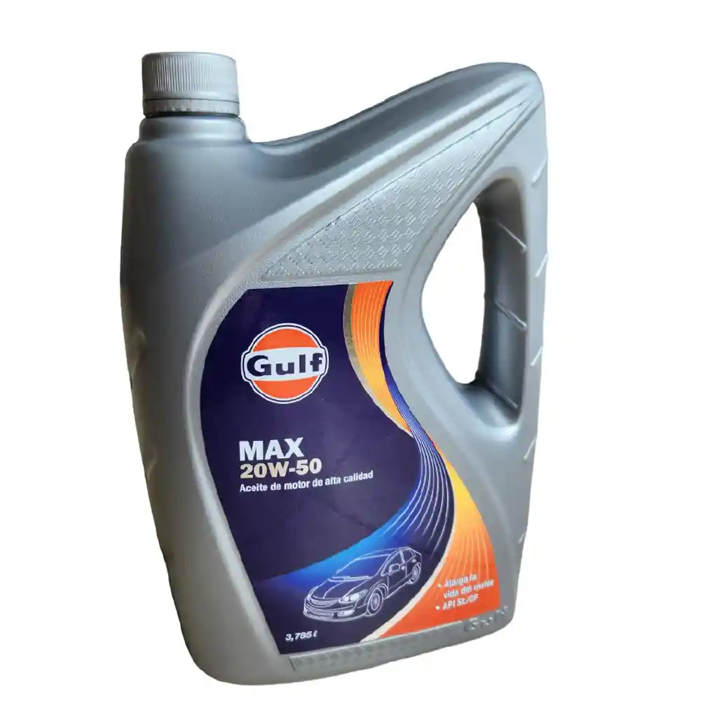 Aceite Para Motor Gulf Max Sae 20w-50 Api Sl/cf