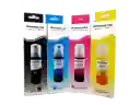 Tinta 544 Compatible Con Impresoras L1110 L3110 L3150 L5190 Kit X4 Colores