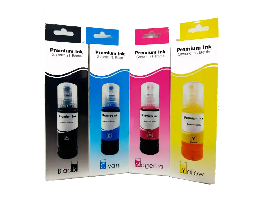 Tinta 544 Compatible Con Impresoras L1110 L3110 L3150 L5190 Kit X4 Colores