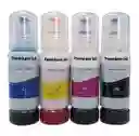 Tinta 544 Compatible Con Impresoras L1110 L3110 L3150 L5190 Kit X4 Colores