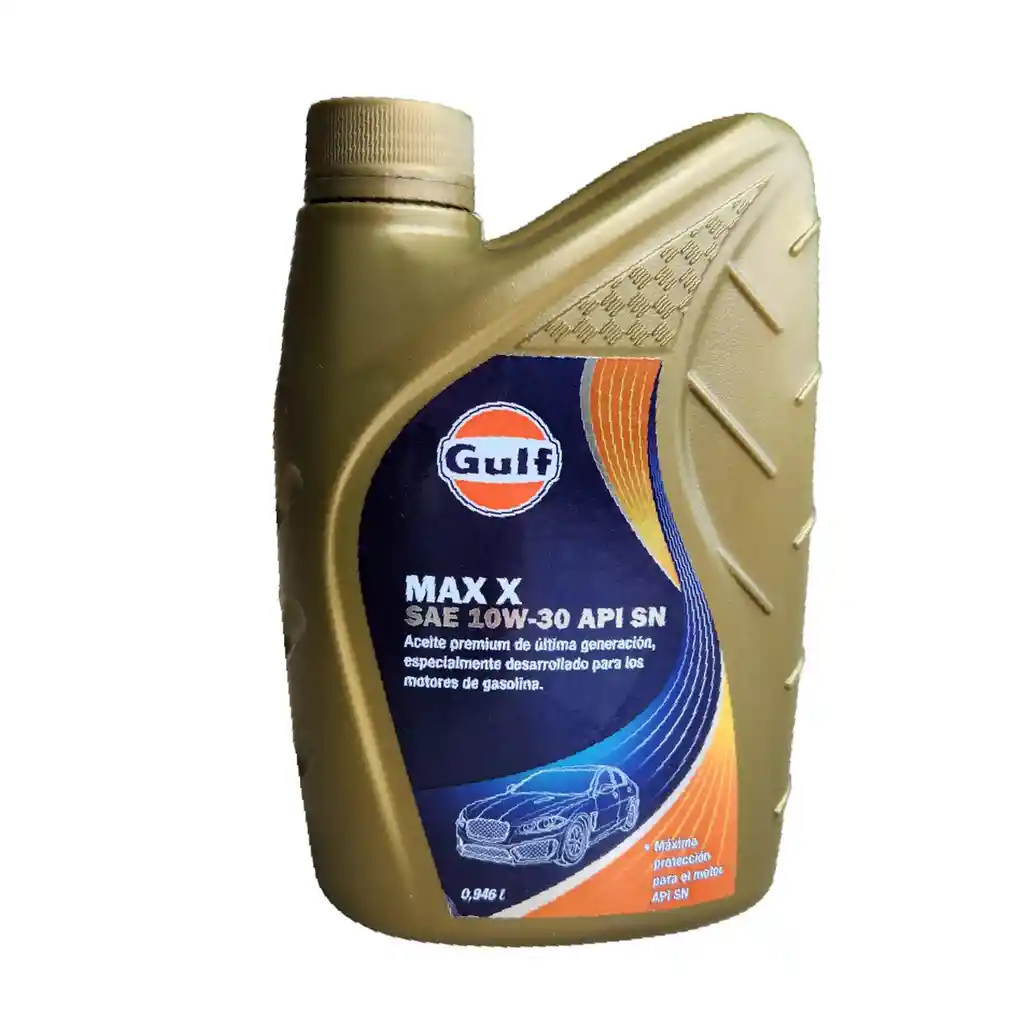 Aceite Para Motor Gulf Max X Sae 10w-30 Api Sn