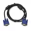 Cable Vga Macho Macho 1.5 M Para Monitores Portátiles Y Otros