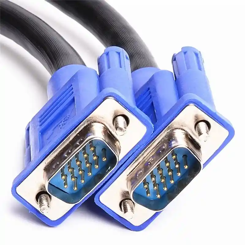 Cable Vga Macho Macho 1.5 M Para Monitores Portátiles Y Otros