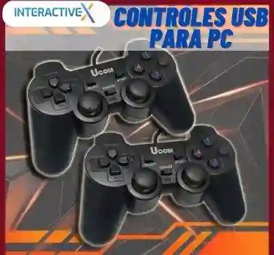 Control Doble Usb Para Pc / Gamepad Doble