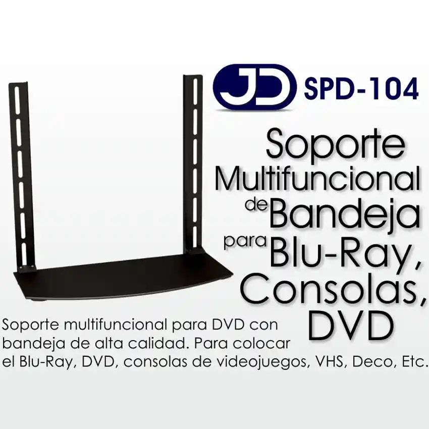Soporte Multifuncional Para Dvd Blu-ray Consolas Jd Spd-104