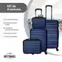 Maletas De Viaje Set X6 Unidades Rigidas Ruedas 360 Abs