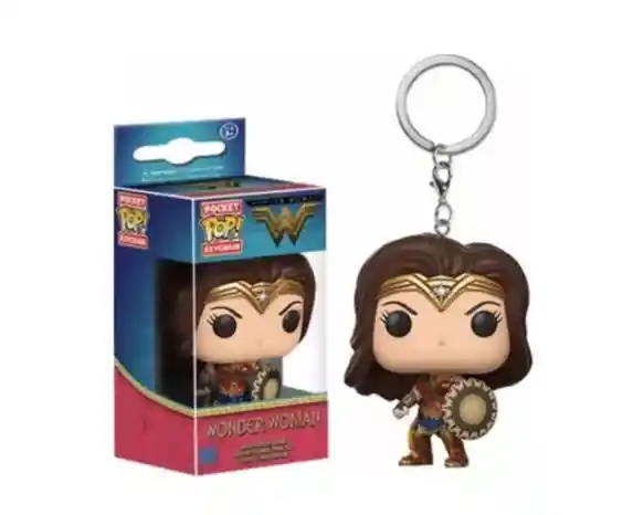 Llavero Funko Pop: Liga De La Justicia Mujer Maravilla