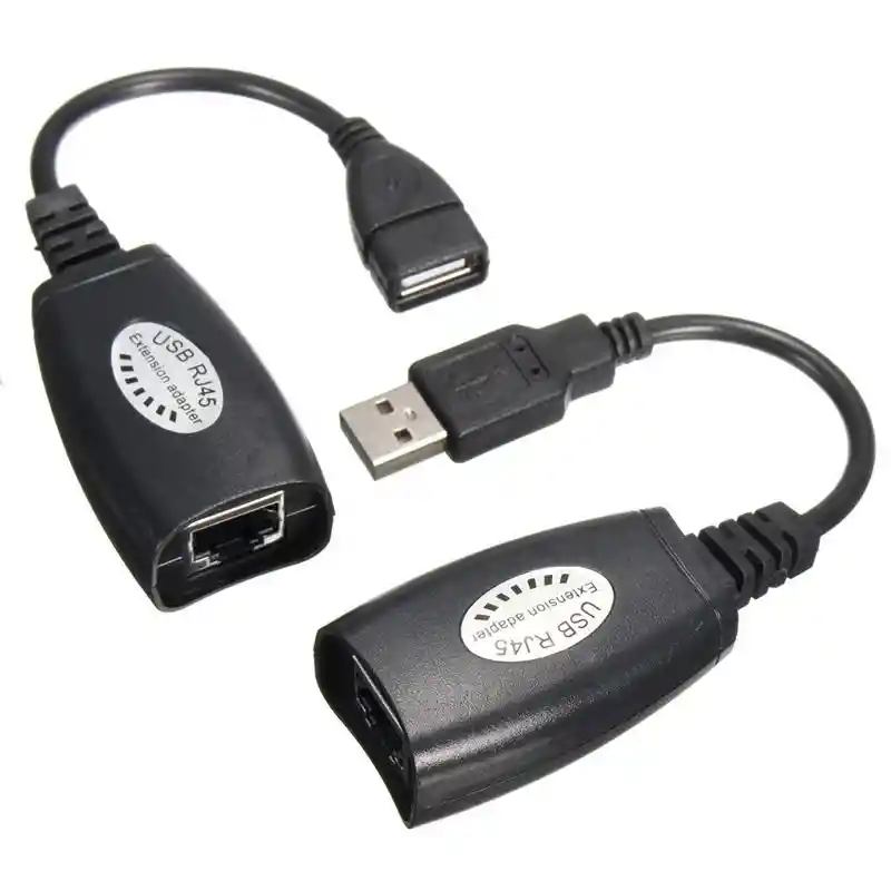 Extender Usb Por Cable Utp / Necesitas Extender La Conexión De Su Impresora ? Escáner ? Plotter? Hasta 50 Metros Usando Upt Red