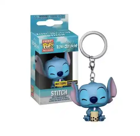 Llavero Funko Pop: Lilo Y Stitch Stitch Con Tetero