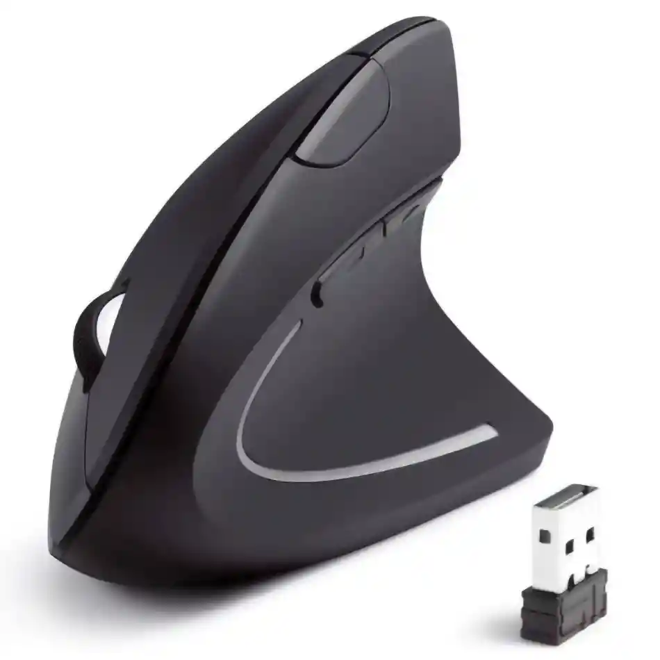 Mouse Vertical Inalámbrico Usb Recargable Unitec