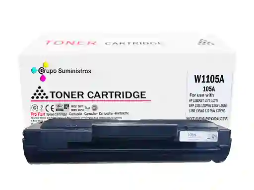 Toner 105a Generico Para Impresoras 107w 135w 137w Sin Chip