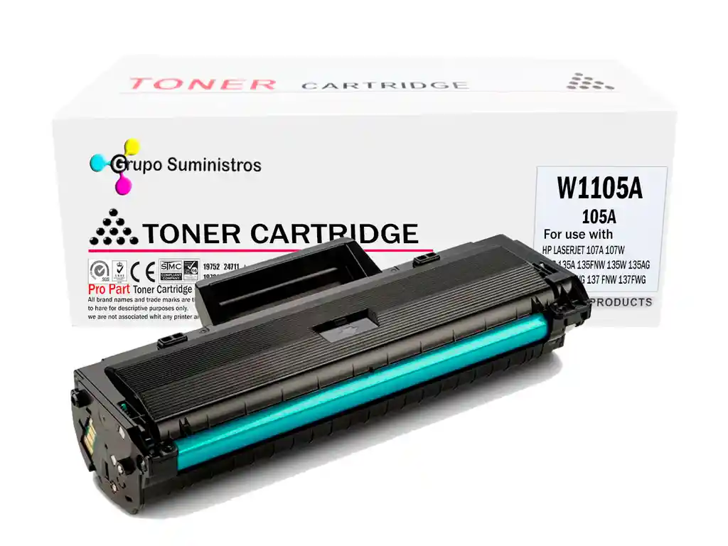 Toner 105a Generico Para Impresoras 107w 135w 137w Sin Chip