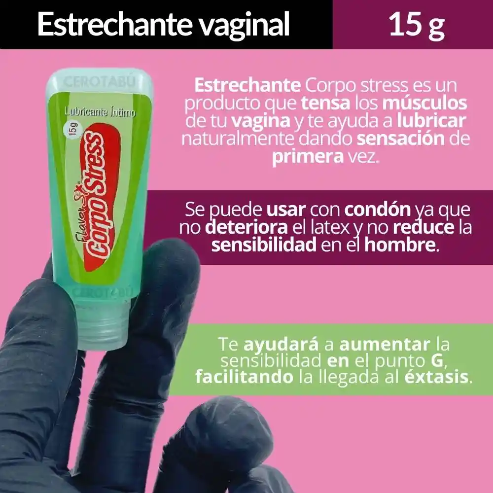 Lubricante Estrechante Vaginal Rejuvenecedor Flavorsex