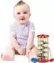 Juego Didáctico Torre De Bola De Colores De Madera Escalera De Golpear Para Niños