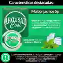 Lubricante Multiorgasmos Crema Fría Sabor Menta 5 G