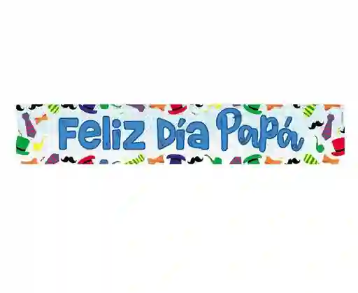 Cartel Holografico Jumbo Feliz Dia Papa 165cm Sempertex