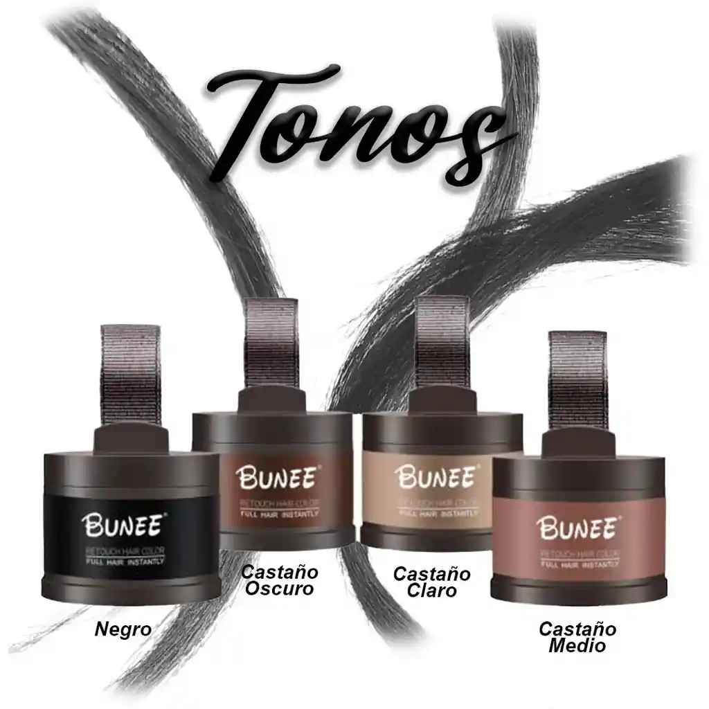 Maquillaje Cubre Canas Bunee Black -negro