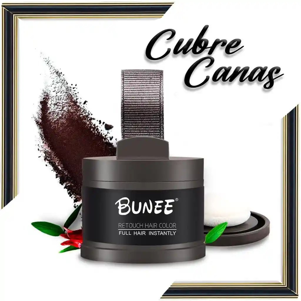 Maquillaje Cubre Canas Bunee Black -negro