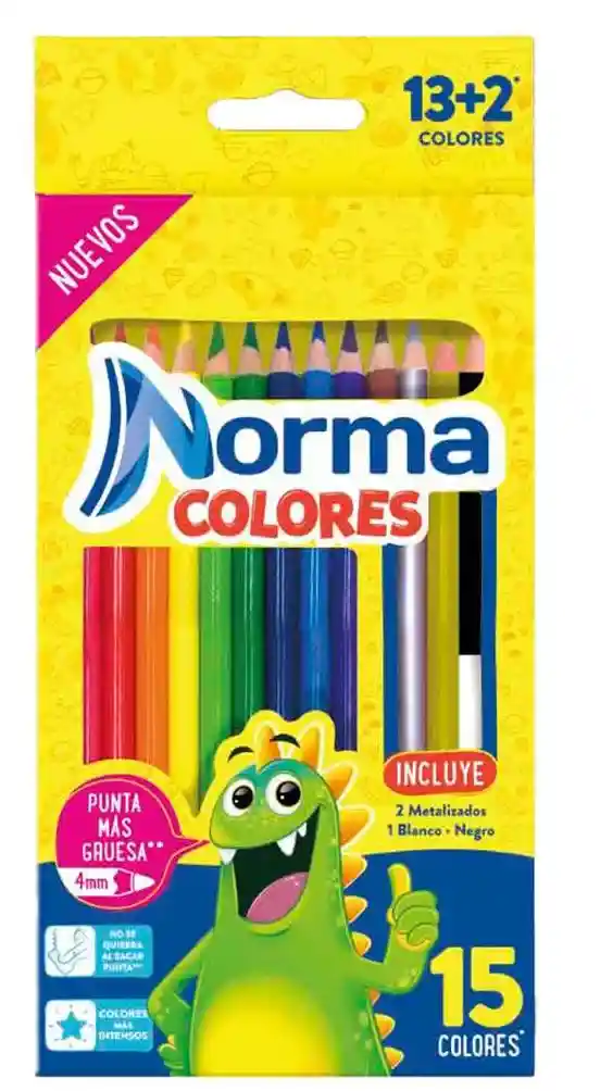Colores Norma Largos - X15