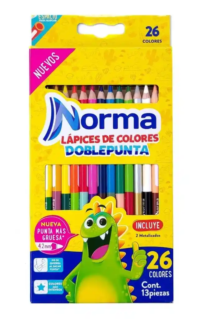 Colores Norma Doble Punta - 13/26