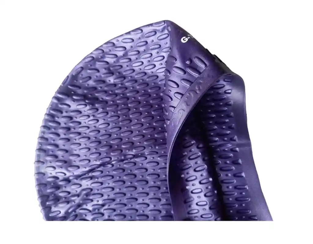 Gorro De Natación De Siliconada Fao719 Para Adulto Piscina - Morado