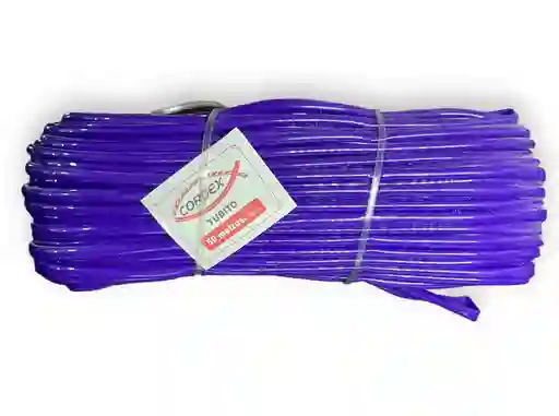 Tubito Mimbre En Pvc Morado X 50 Metros