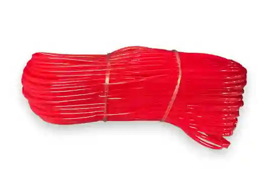 Tubito Mimbre En Pvc Rojo X 50 Metros
