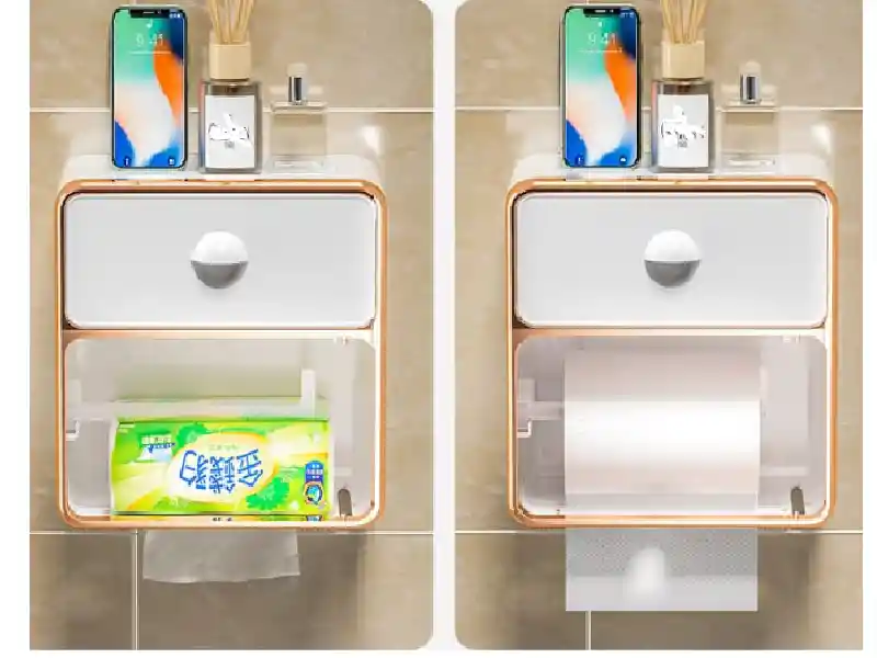 Organizador De Papel Higiénico Estante Almacenamiento Baño