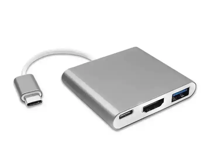 Convertidor De Tipo C A Usb+ Hdmi + Tipo C