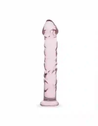 Dildo De Vidrio Kyle Rosado De 18cm