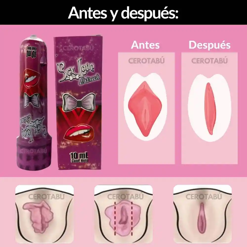 Estrechante Vaginal Lubricante En Aceite Estimulante Sex Love 10 Ml