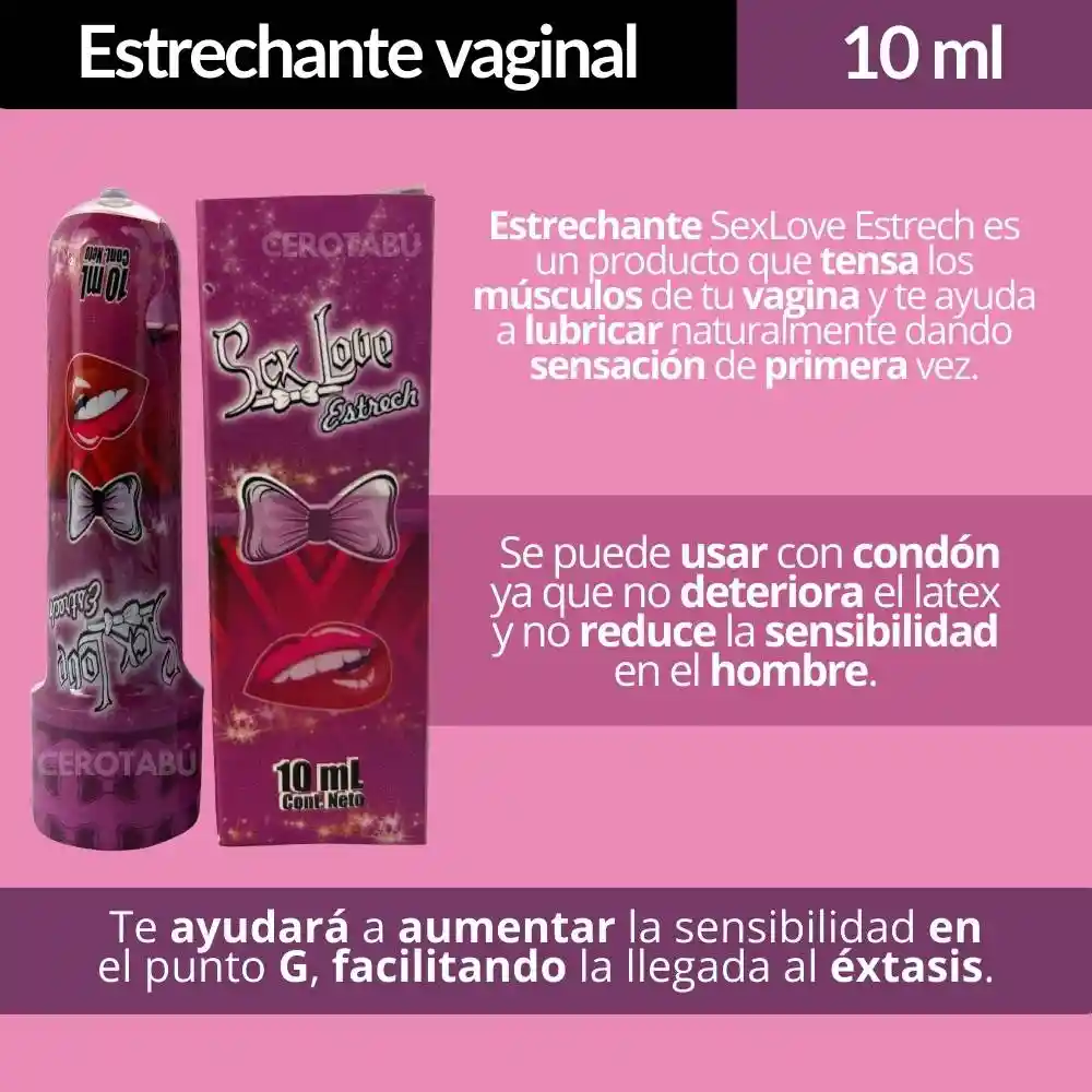 Estrechante Vaginal Lubricante En Aceite Estimulante Sex Love 10 Ml