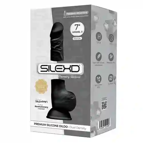 Dildo Model 3 (7'') Black