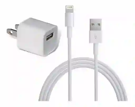 Adaptador Cargador Cable Usb 5w Compatible Para Iphone