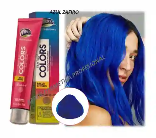 Tinte Fantasia Azul Zafiro 75ml Meicy´s